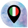 icona Sabryland.com con bandiera dell'Italia al centro