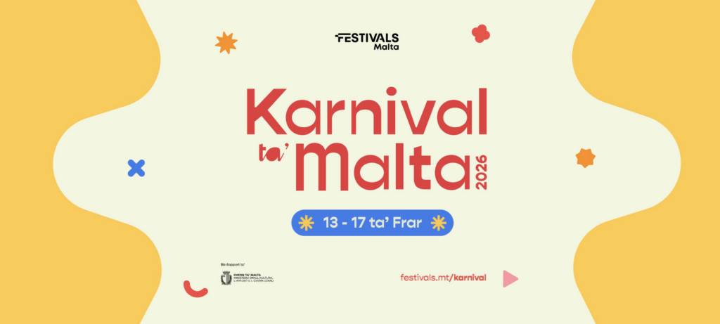 Carnevale di Malta 2026 - locandina