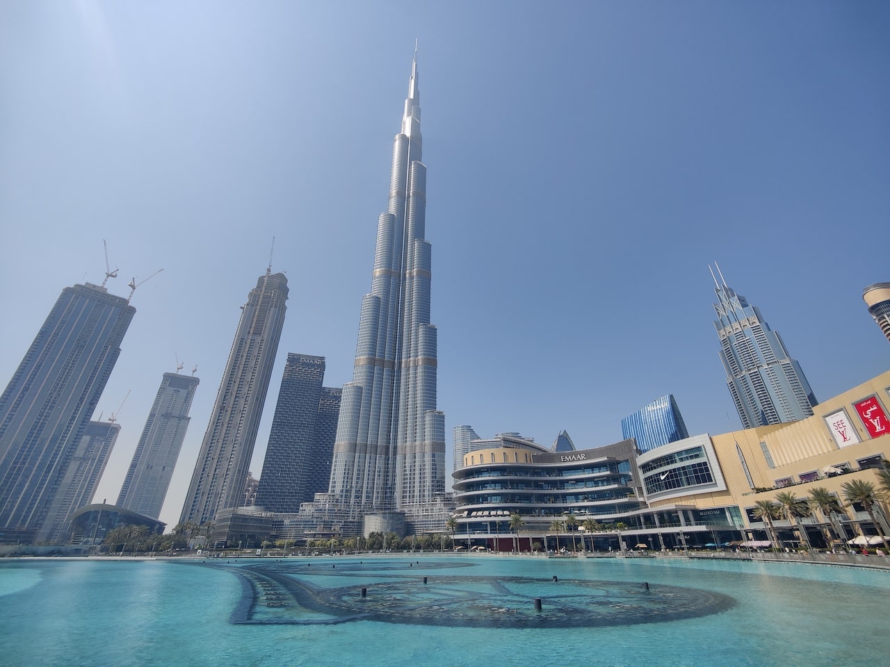 Cosa fare a Dubai - Burj Khalifa e fontana Dubai