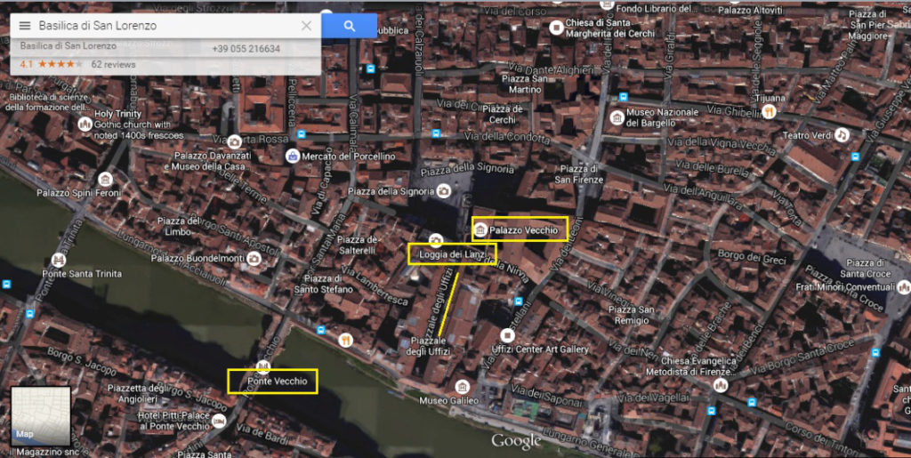 Firenze in un giorno, itinerario a piedi 5
