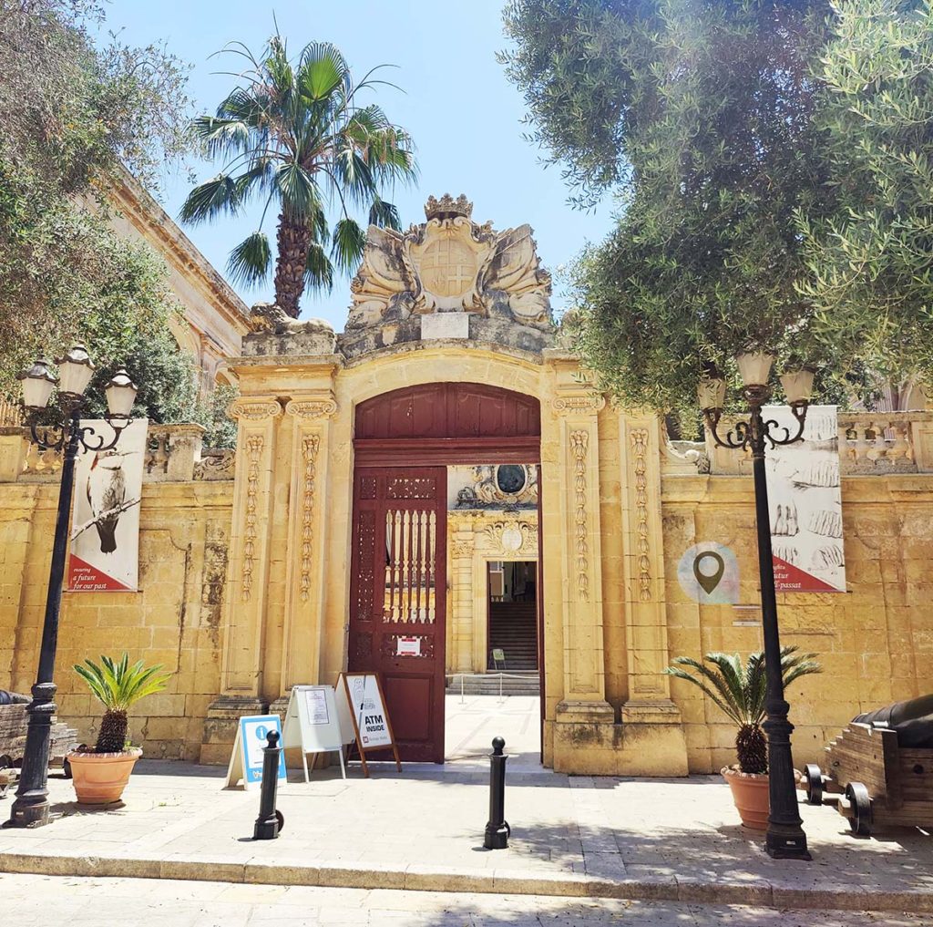 Ingresso Palazzo Vilhena Mdina Malta