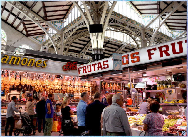 Mercato Centrale di Valencia, interno