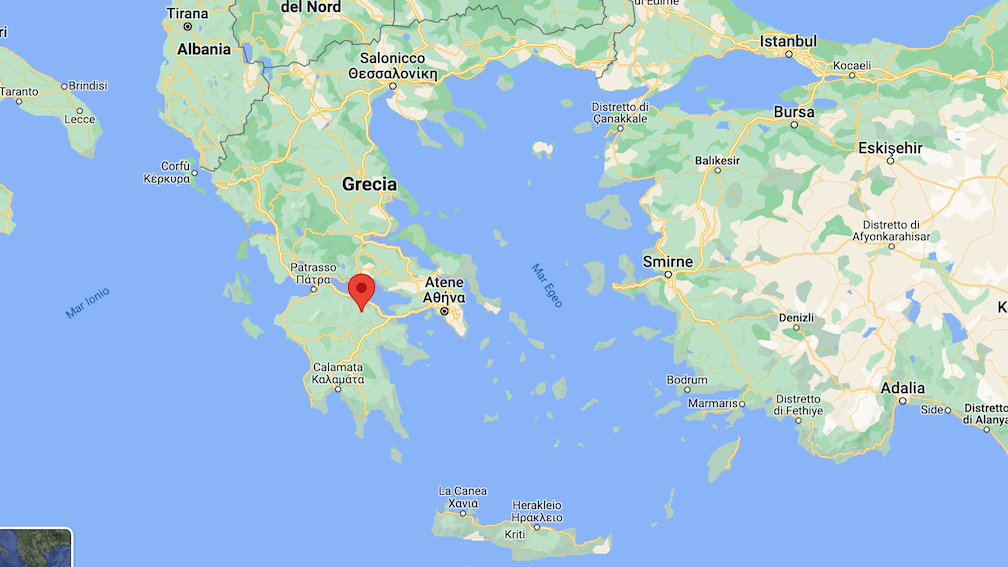 Trikala Korinthias - mappa della Grecia_Grecia in autunno