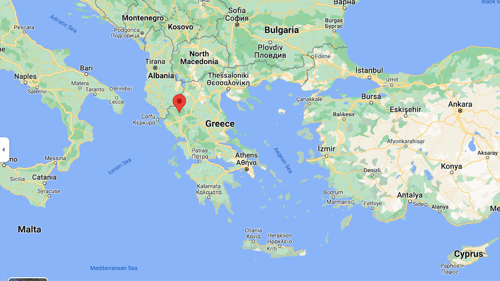 Zagorochoria - mappa della Grecia_Grecia in autunno
