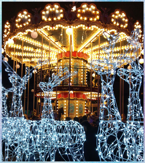 natale a Malta, Santa's City: slitta con renne e giostra