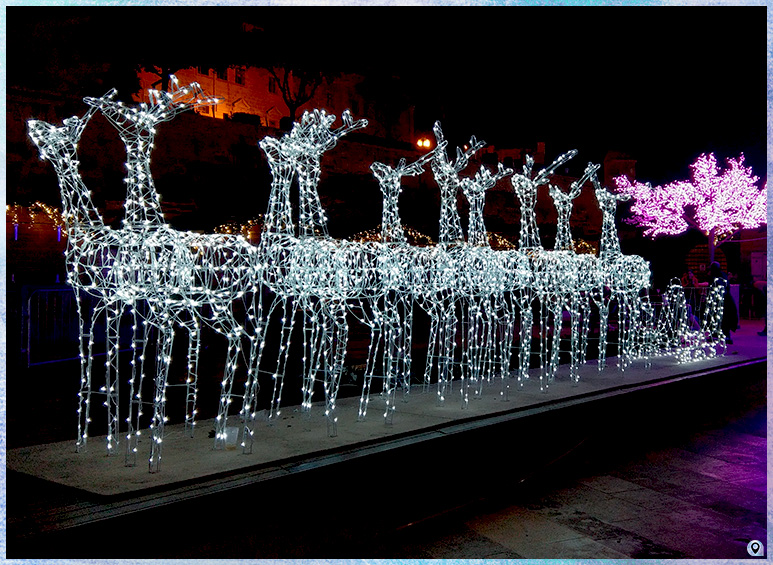 natale a Malta, Santa's City: slitta con renne